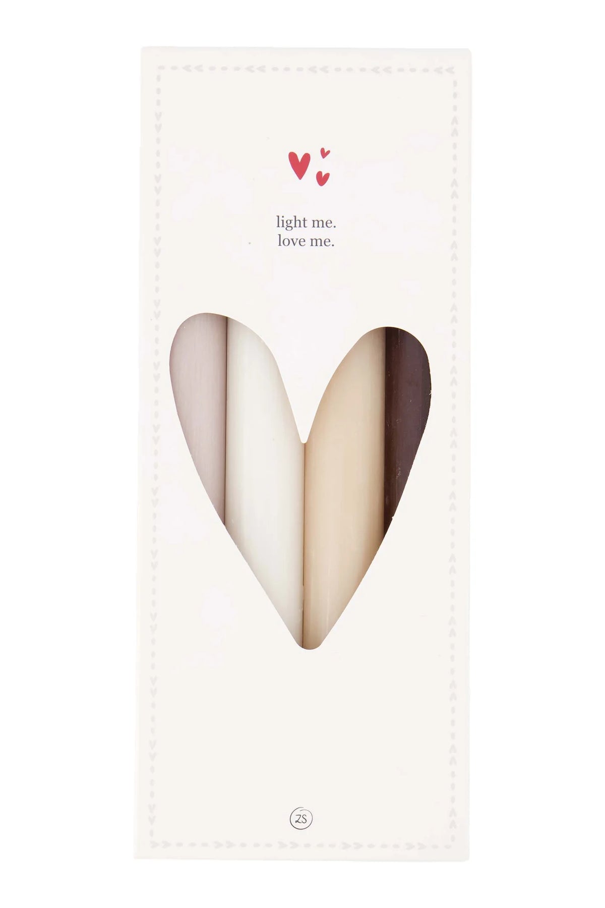 Set Van 4 Rustieke Kaarsen 20cm
