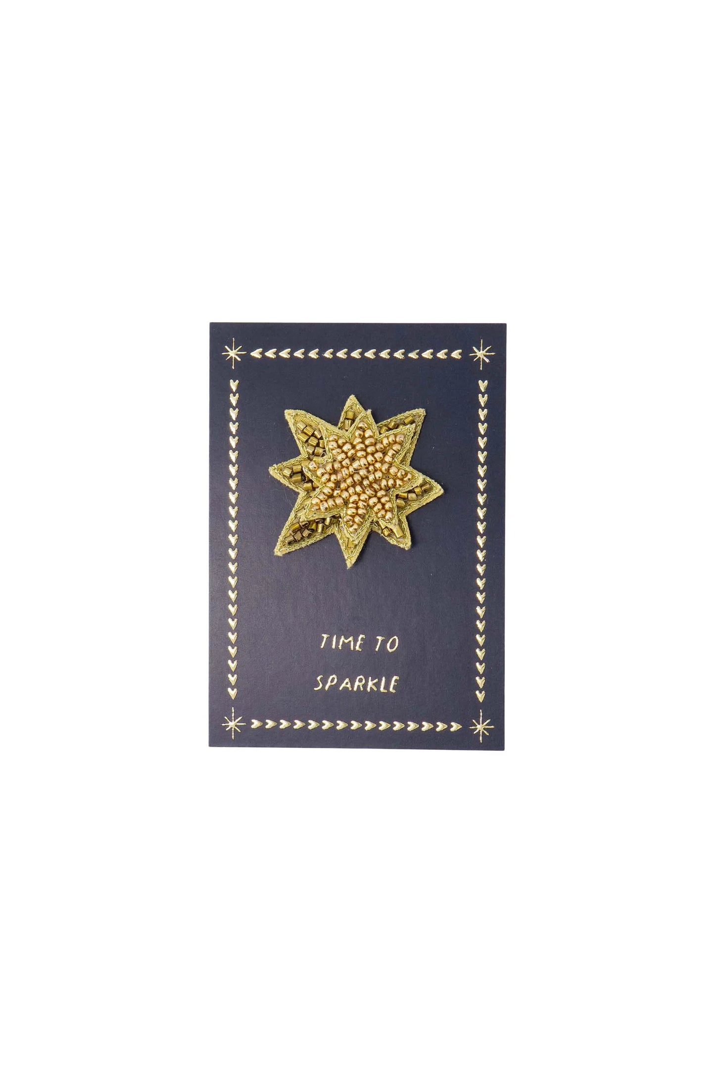 Broche Time To Sparkle - Donkerblauw