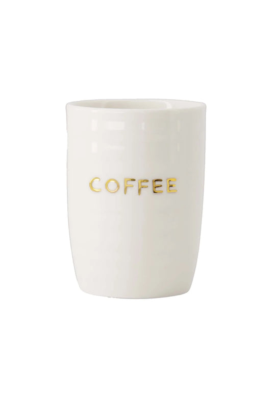 Coffee Mug - Coffee White/Gold