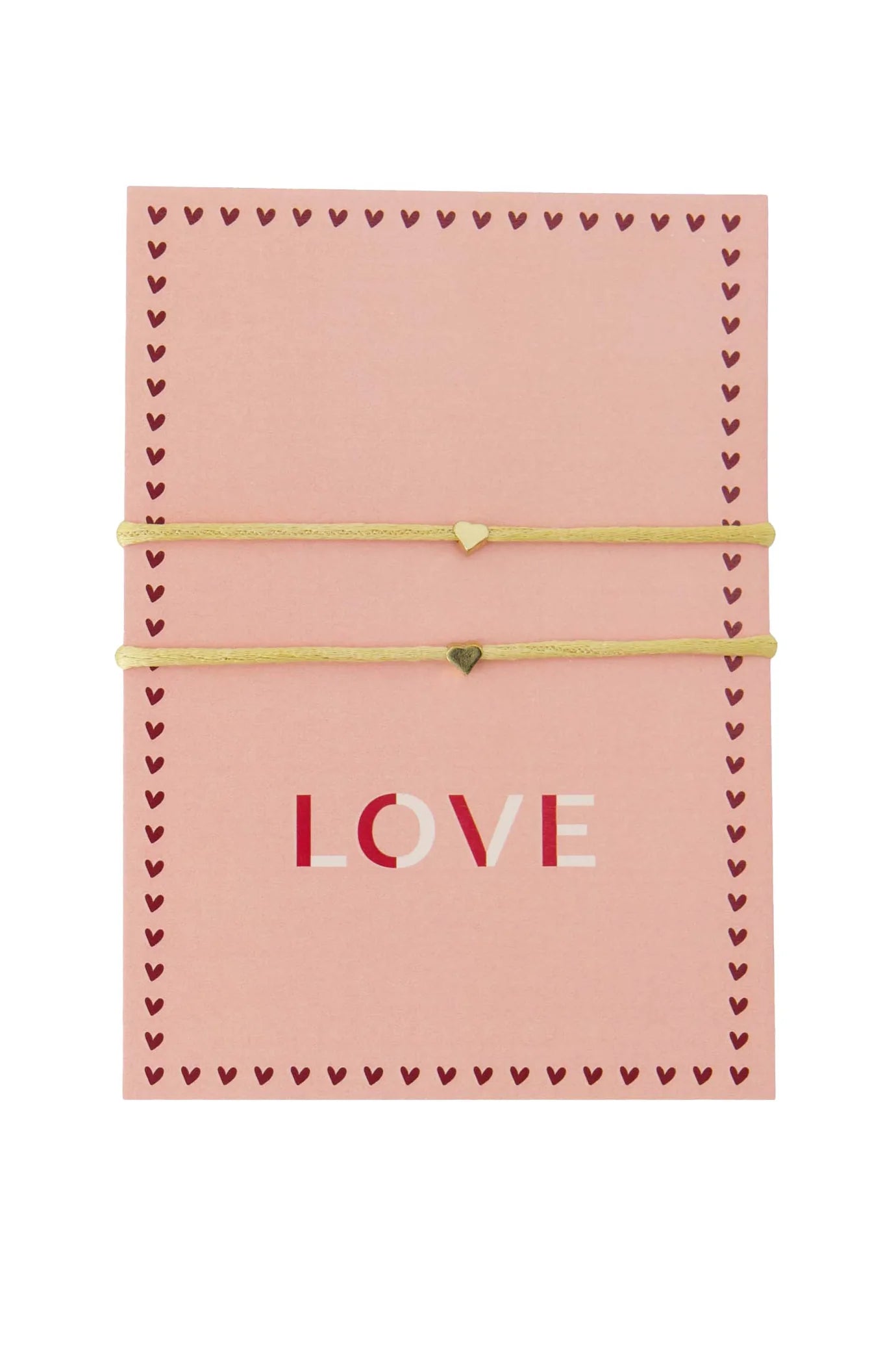 Ansichtkaart Vriendschapsarmbandjes Love