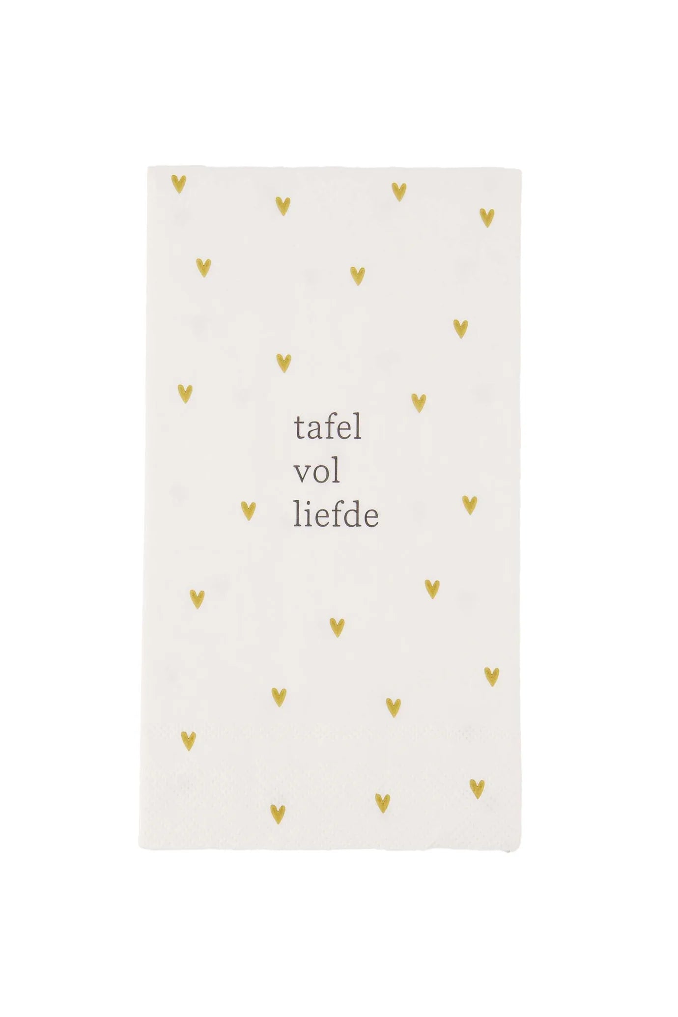 Servetten Rechthoek Hartjes Tafel Vol Liefde