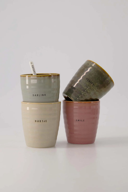 Koffiemok Smile - Burgundy