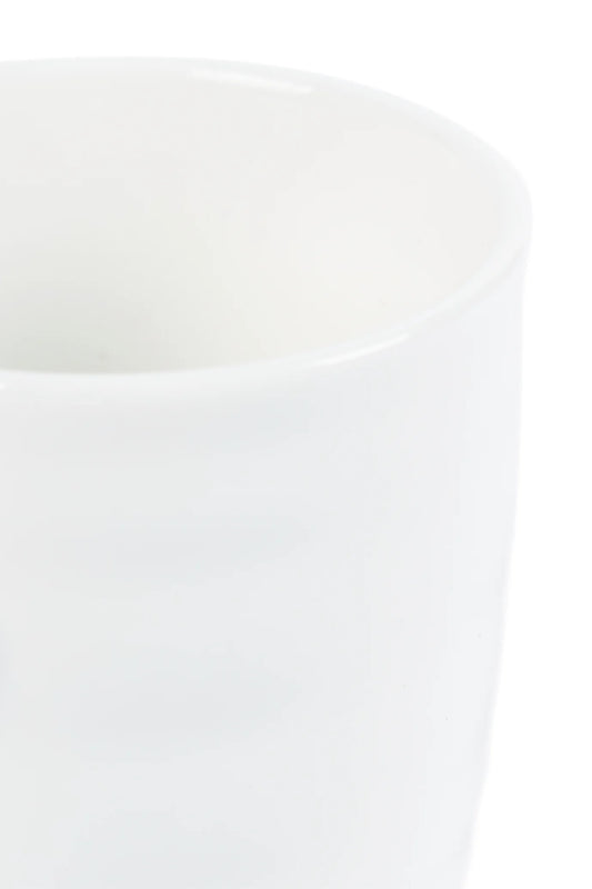 Koffiemok Hartje - Wit/Goud