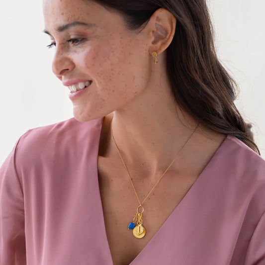 Sea Shell Small Charm Gold Plated