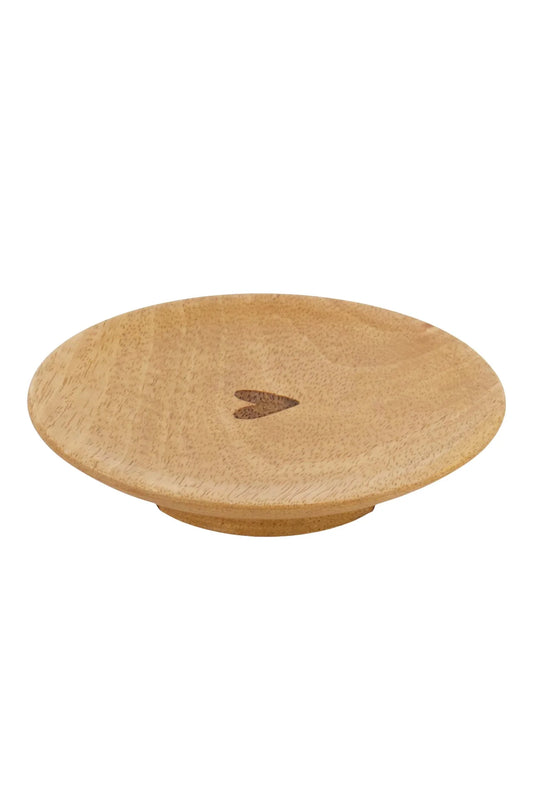 Glastopper Hout Hartje Naturel