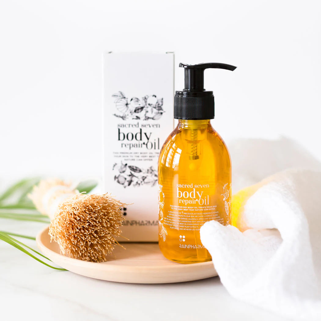 Sacred Seven Body Repair Oil 250ml (glazen fles)