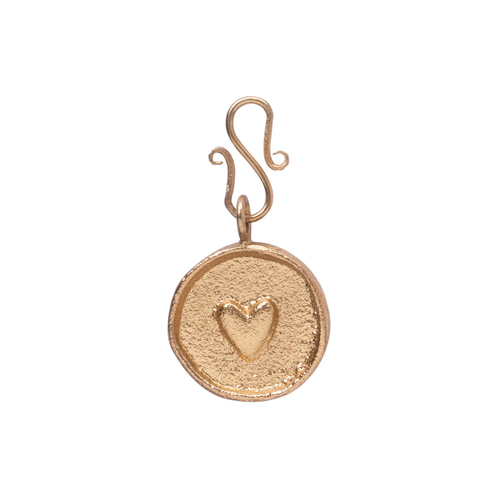 Heart Vintage Coin Charm GP