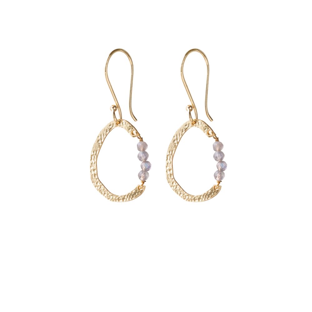 Optimism Labradorite Earrings GP
