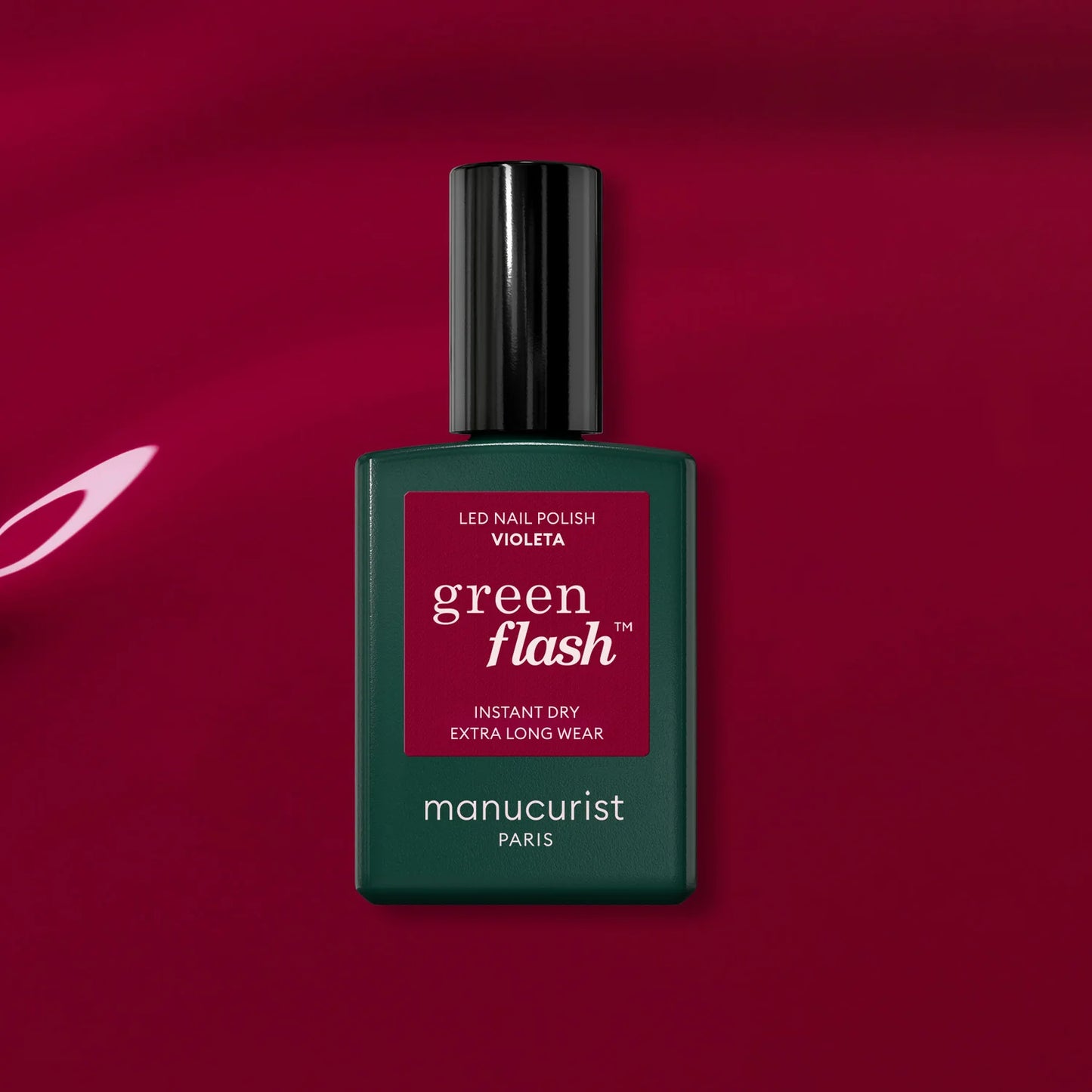 Green Flash Led Nail Polish - Violeta