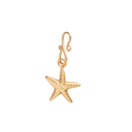 Starfish Small Charm Gold Plated
