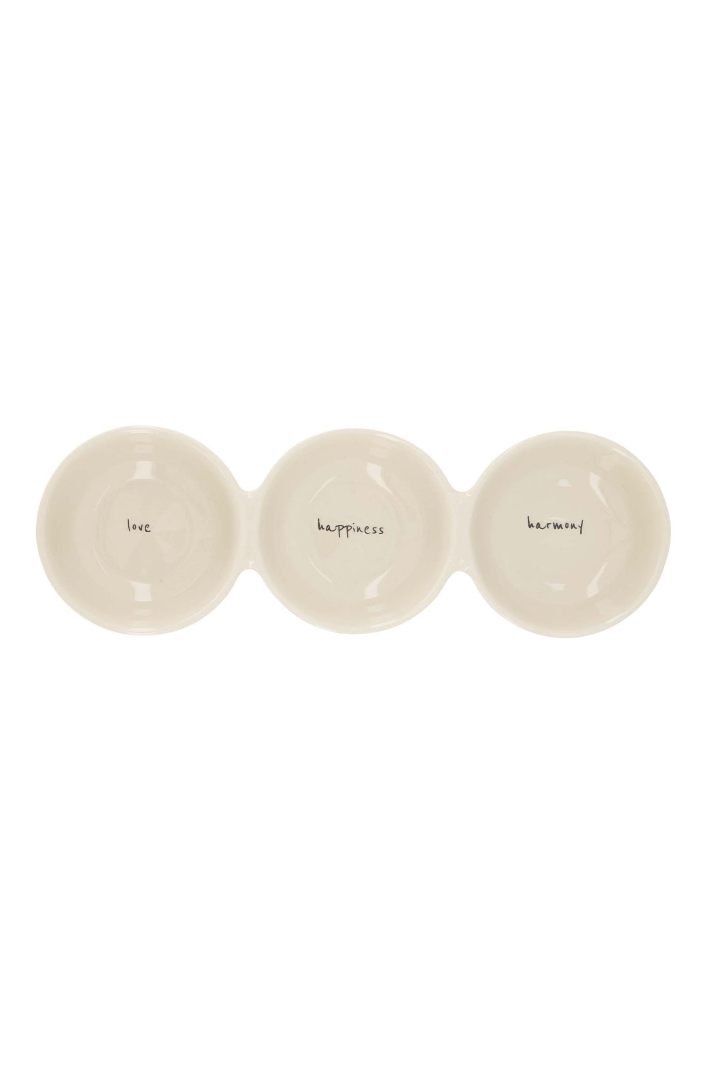 Serving Plate Love Happiness Harmony - Sand
