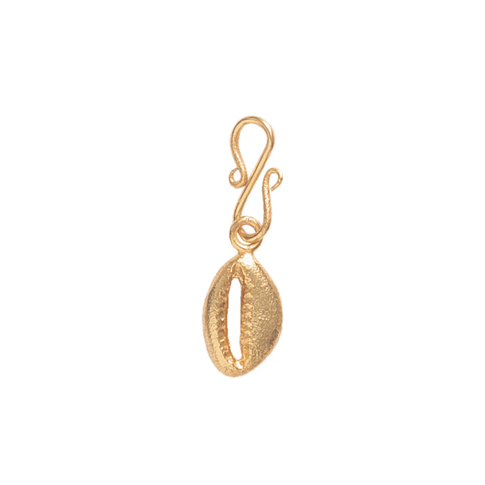 Sea Shell Small Charm Gold Plated