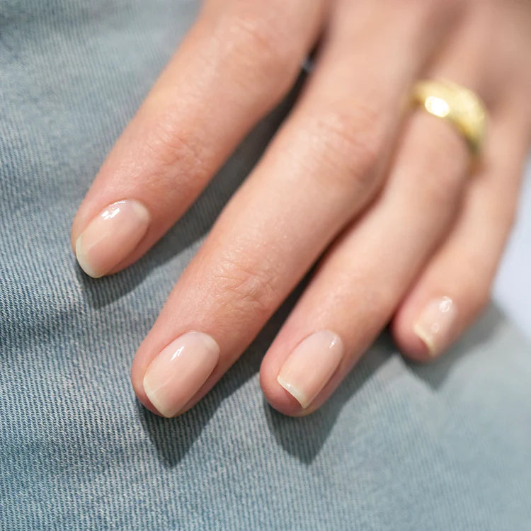 Green Flash Led Nail Polish - Beige