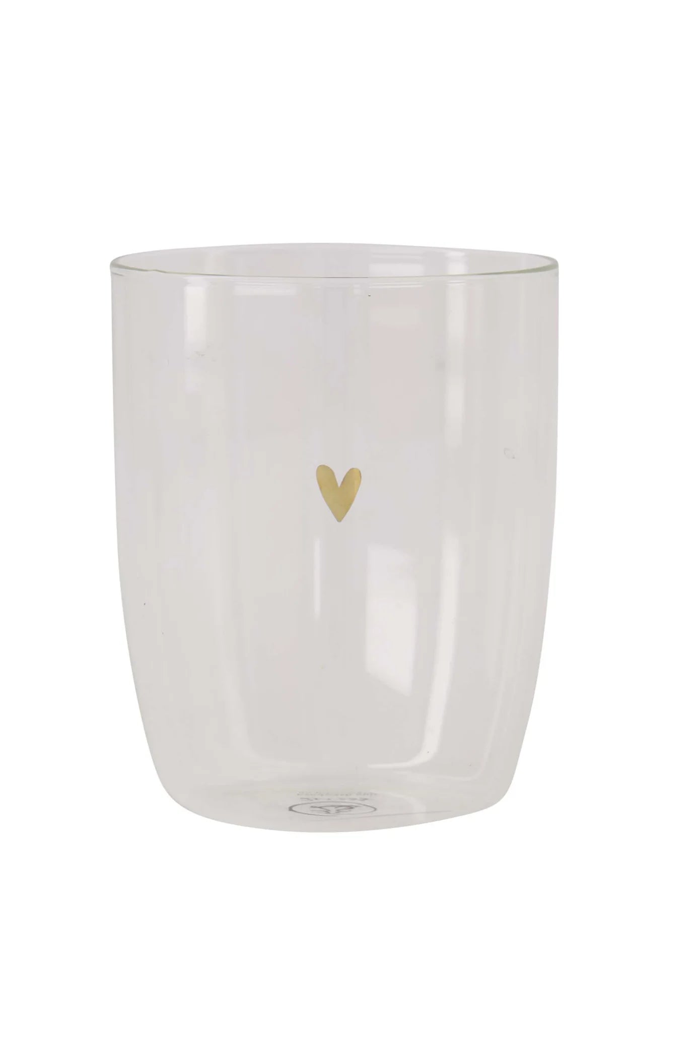Drinkglas Hartje - Transparant