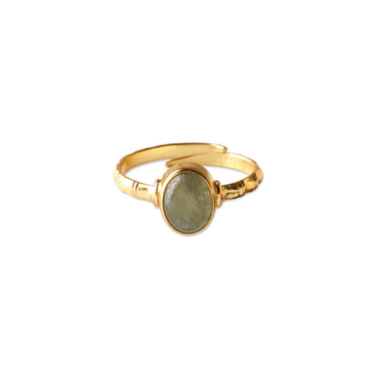 Certain Aventurine Ring Gold