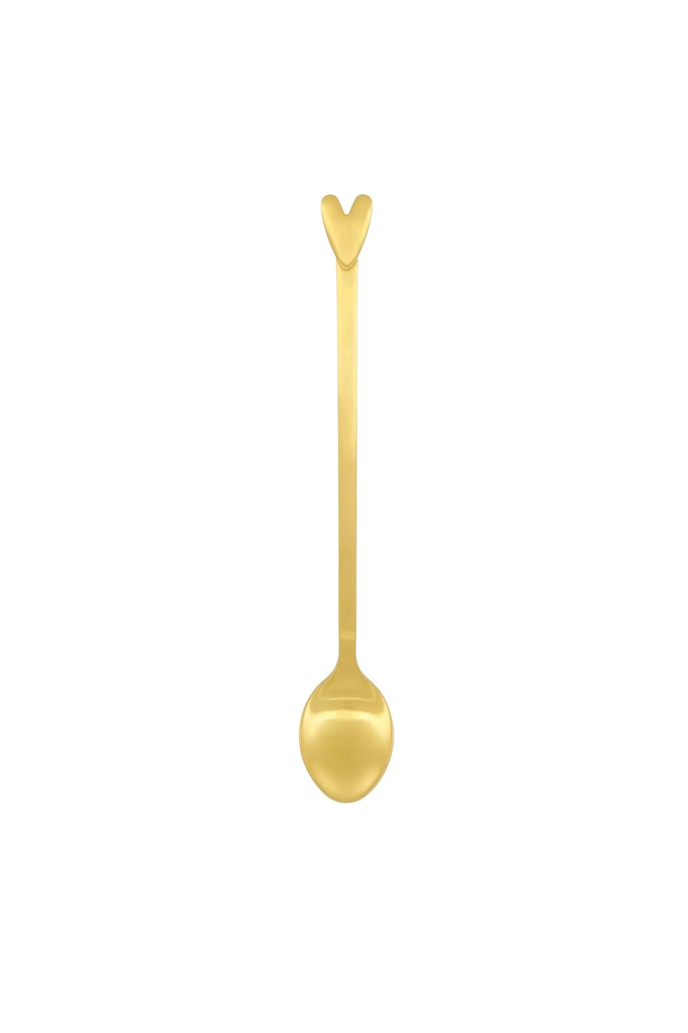 Set 4 Lepels Hartje - Goud