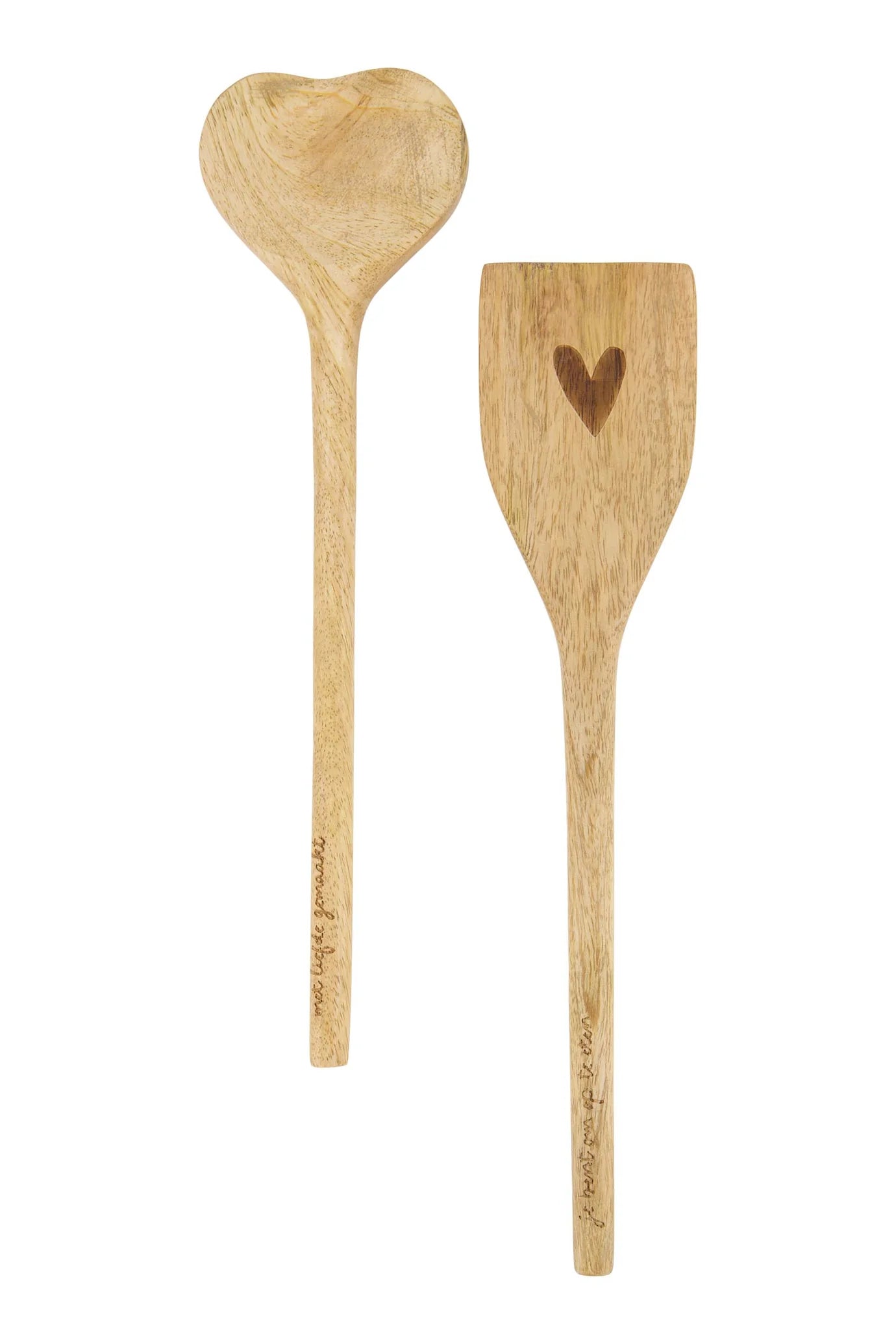 Spatel Hout Hartje Naturel