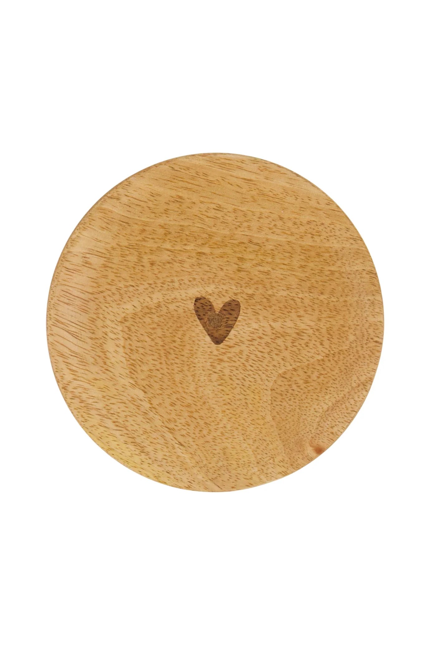 Glastopper Hout Hartje Naturel