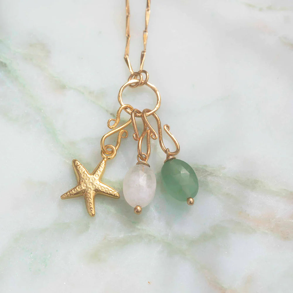 Starfish Small Charm Gold Plated