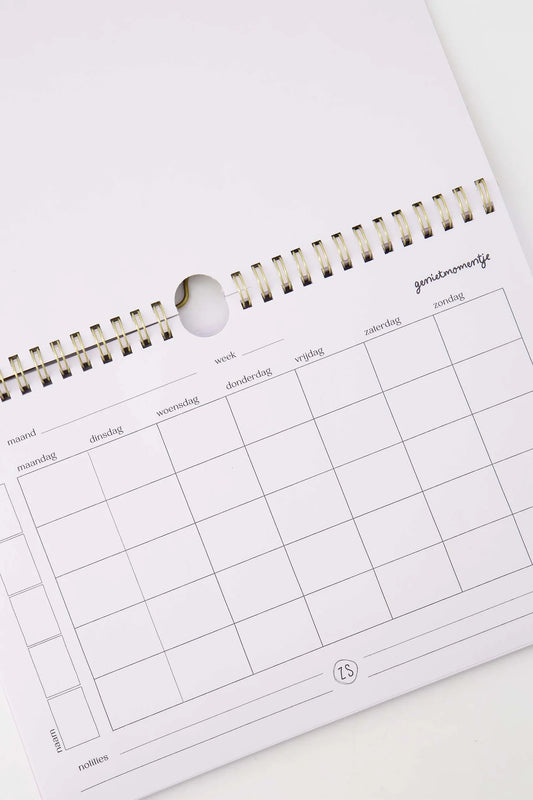 Familieplanner Alles Op Z'n Tijd - Linnen