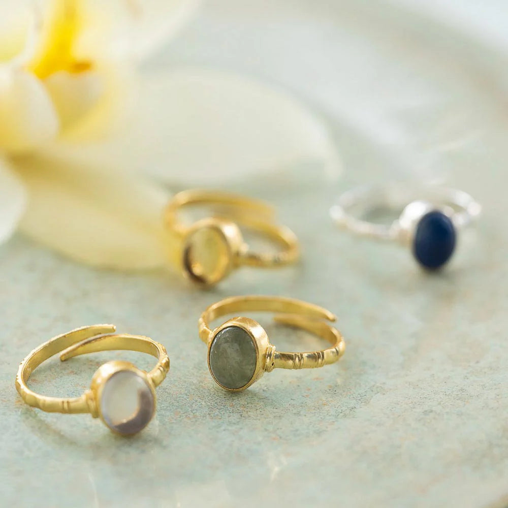 Certain Aventurine Ring Gold