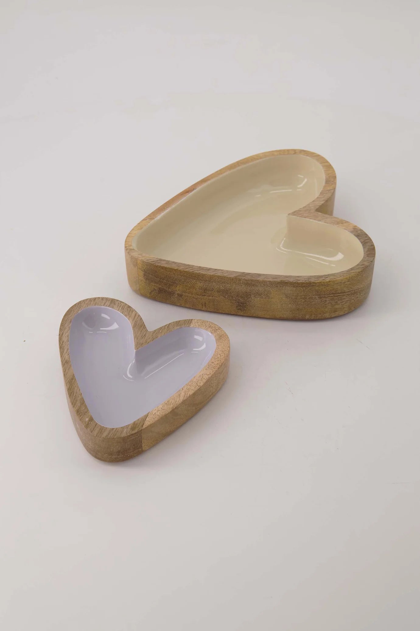 Houten Kom Hartje - Zand