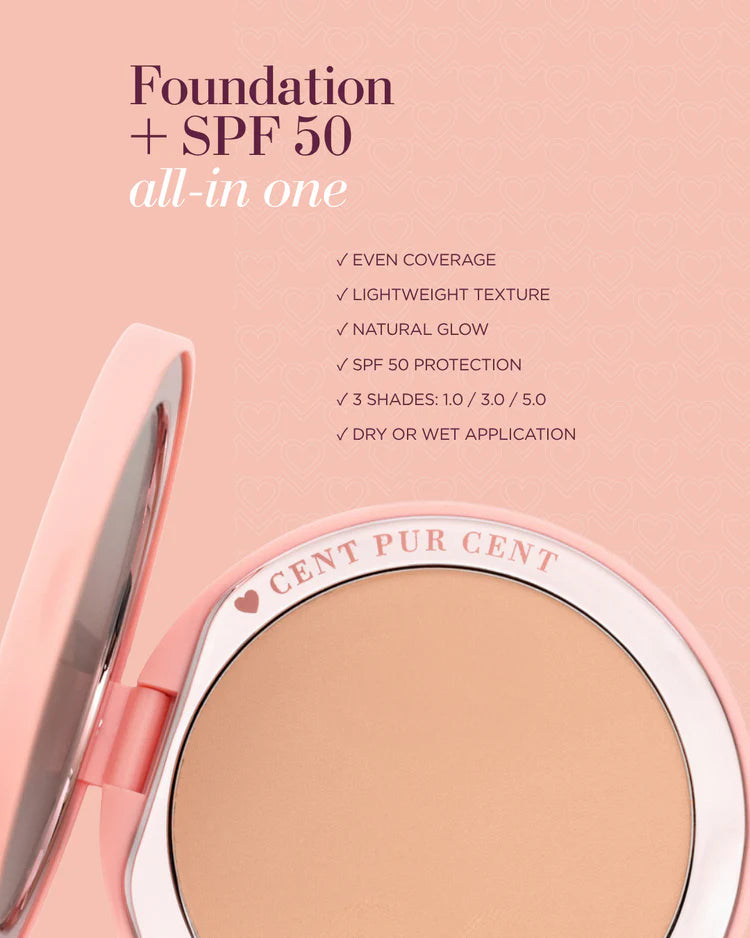 Compact Foundation Powder SPF 50 - 1.0