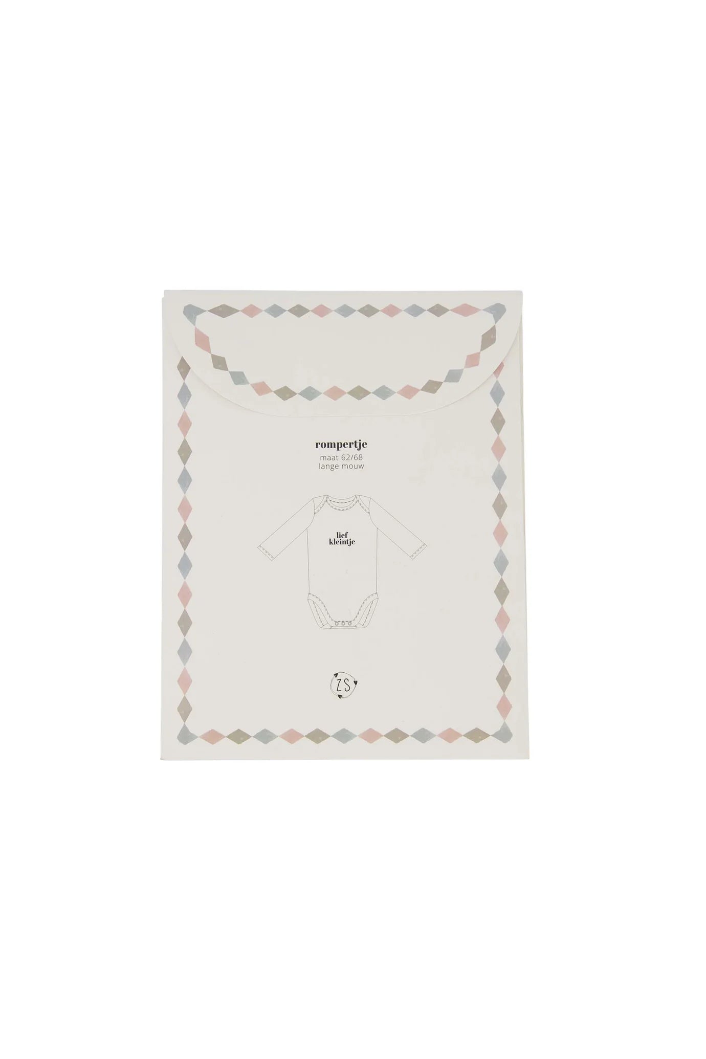 Rompertje Lief Kleintje Maat 62/68 - Wit/Zwart