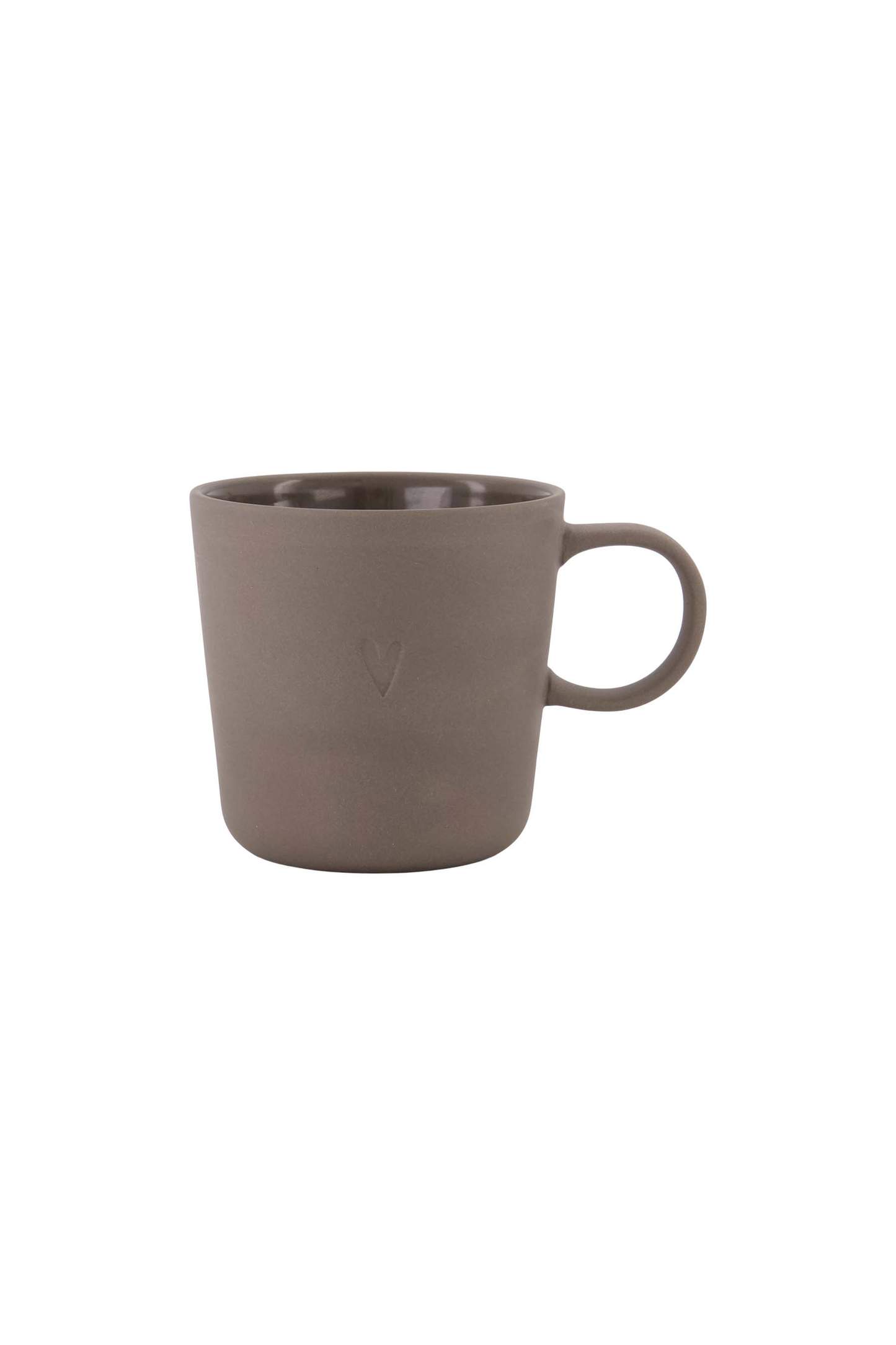 Coffee Mug With Handle - Dark Brown