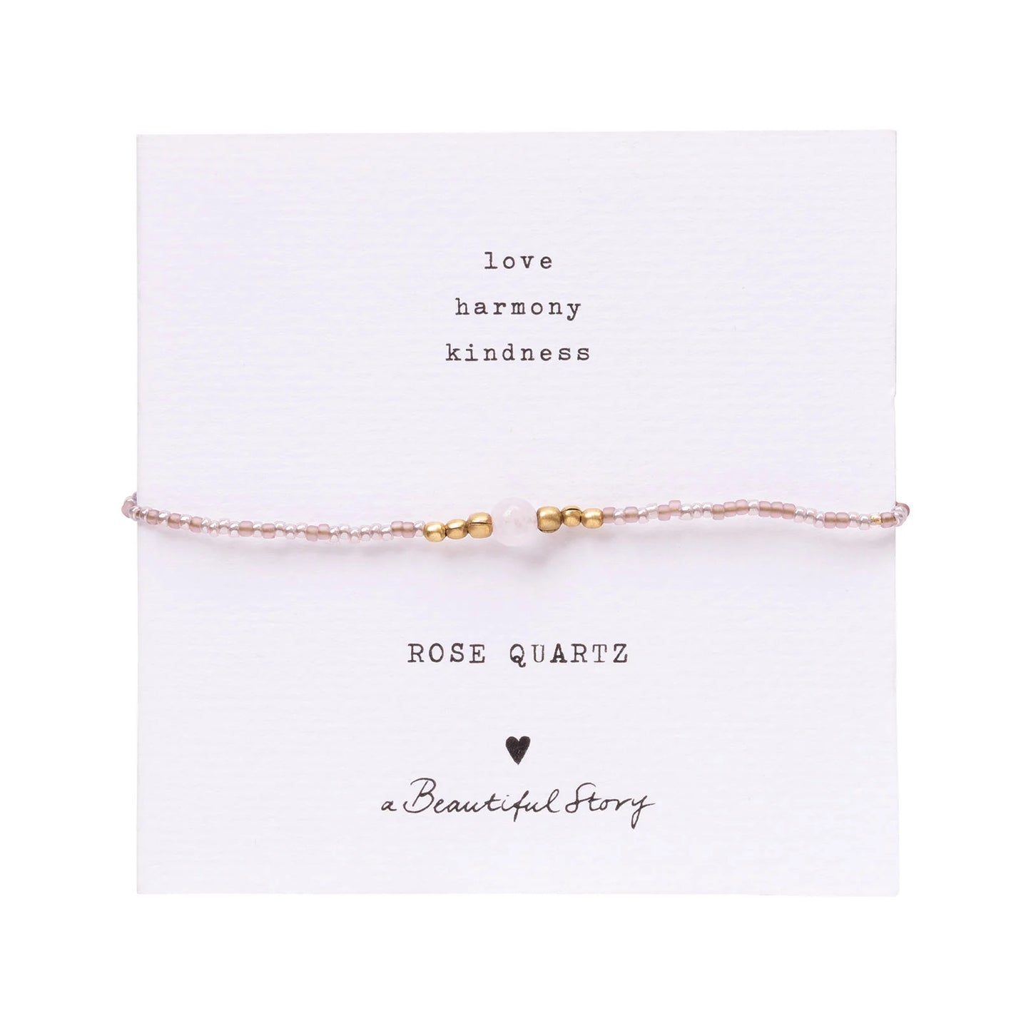 Iris Card Rose Quartz Bracelet GC