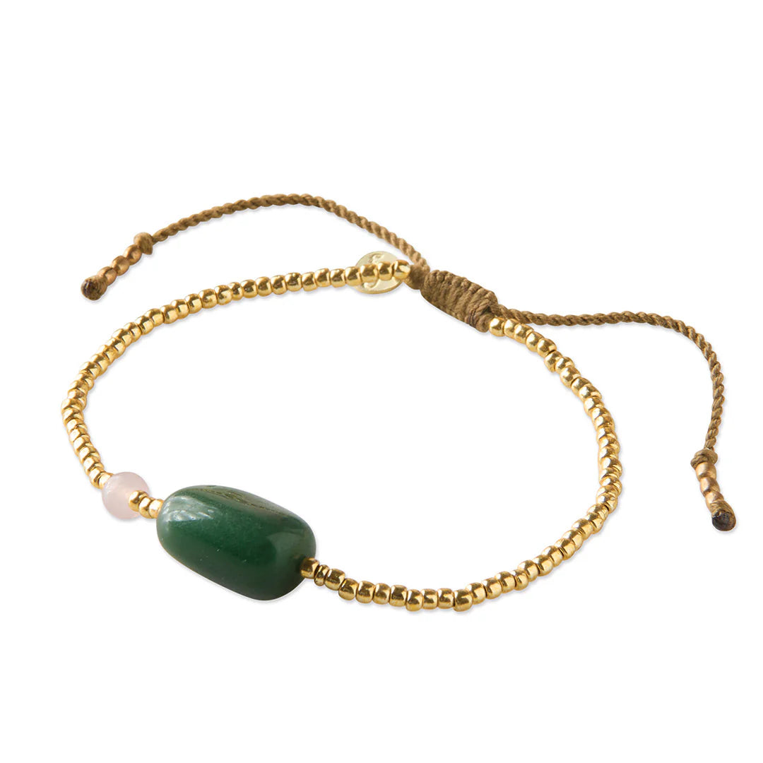Surprise Aventurine Rose Quartz Bracelet GC