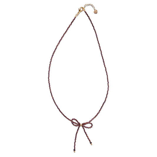 Wishful Black Onyx Red Colored Necklace GC