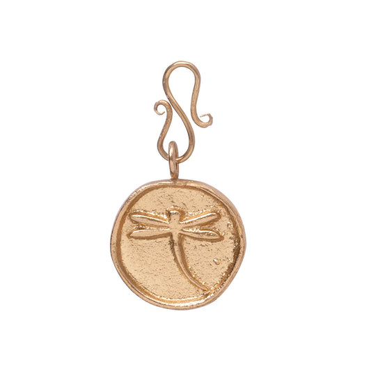 Dragonfly Vintage Coin Charm GP