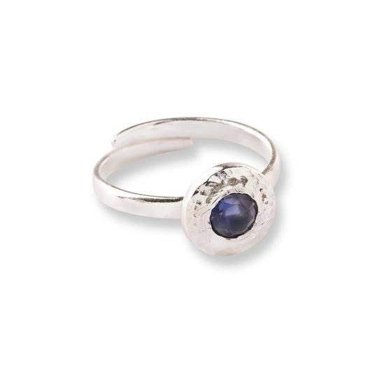 Element Loliteite Ring Silver