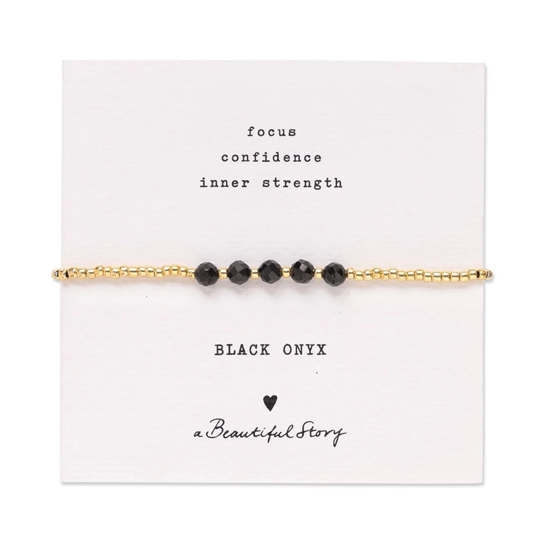 Essential Black Onyx Armband GC