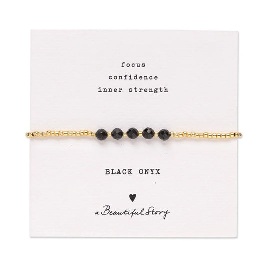 Essential Black Onyx Armband GC