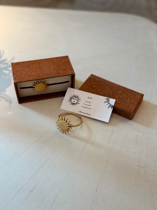 Napkin Ring Set Sun