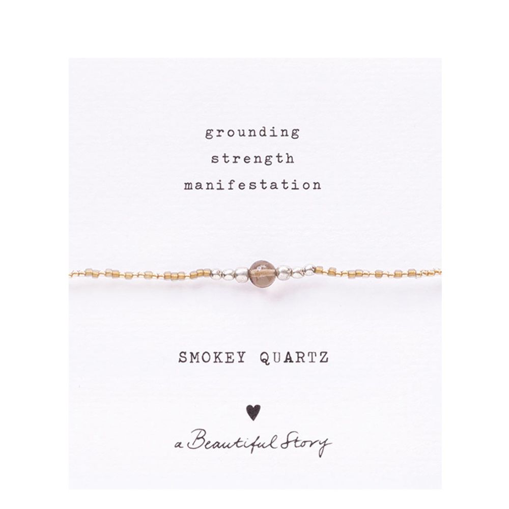 Iris Card Smokey Quartz Bracelet GC