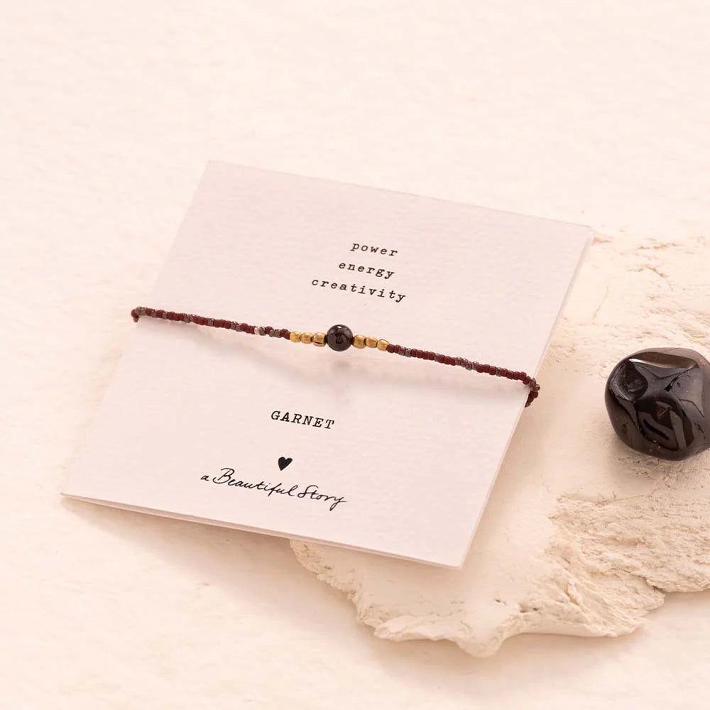 Iris Card Garnet Bracelet GC