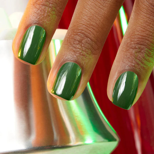 Green Flash Led Nail Polish - Jade